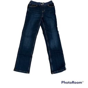 Lands End youth boys elastic waist jeans size 10-12.